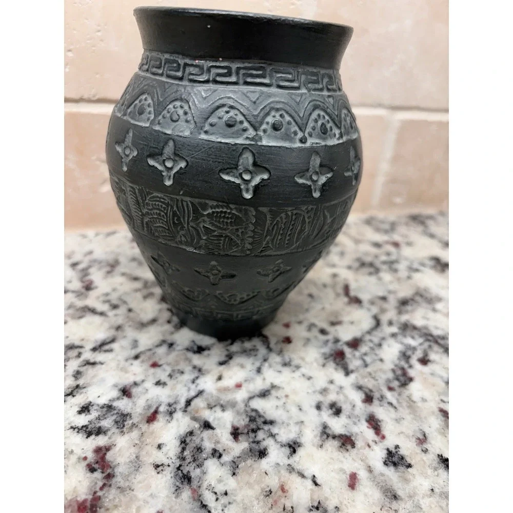 Vintage‎ Handmade Greek Vase 5 